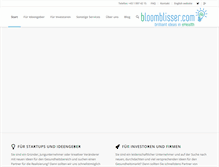Tablet Screenshot of bloomblisser.com